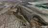 Tian Shan, China, overturned fold, oblique