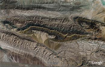 Tian Shan, China, overturned fold
