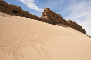 NVF dike and sand dunes