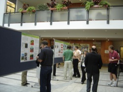 Poster presentations of the peat bog project at the REACH research celebration