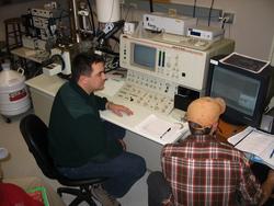 Students working on SEM
