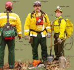 Thumb of PBS poster of firefighting gear