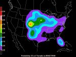 A thumb of a NSSL tornado probability animated map