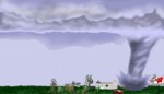 A thumb of an interactive tornado maker
