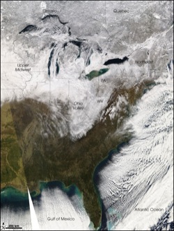 Blanket of Snow Eastern USA