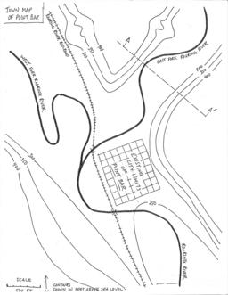 Basic topo map of Point Bar, WA