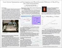 Laser System Optimization and INvestigation into Photodissociateive Pathways of MN2(CO)10 - Part 2: Laser System Evolution