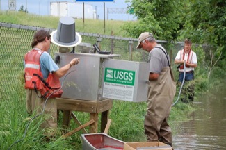 installing a stream gage