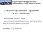 Screen shot of the the opening frame of Manduca, Macdonald, Feiss, and Richardson presentation from AGU 05 Departments session.