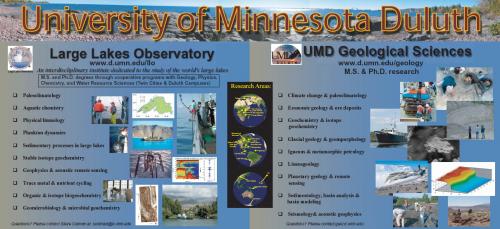 Recruitment poster for UMD Geology