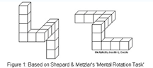 Mental rotation test (cubes)