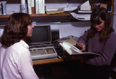 Photograph of Kim Kastens and Mary Tanner