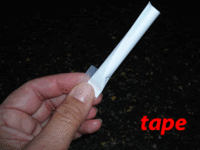 tape the bottom closed