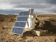 Remote seismic recording station