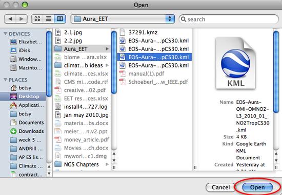 2.3 choose file open