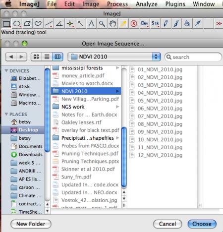 import image sequence
