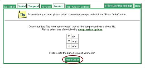 choose a compression type