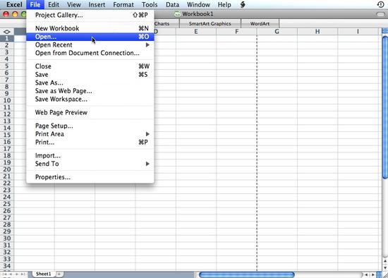 Launch Excel