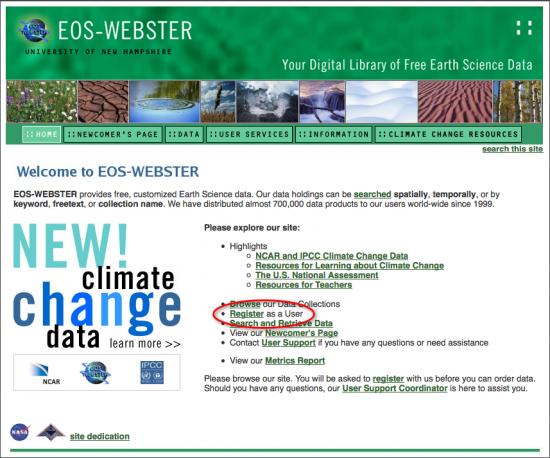 Home Page - Exploring Regional Climate Change -Registration link