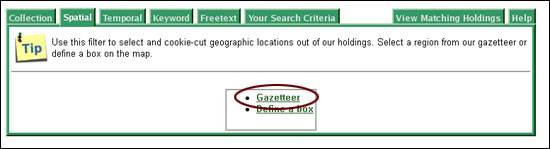 selecting the spatial filter_2