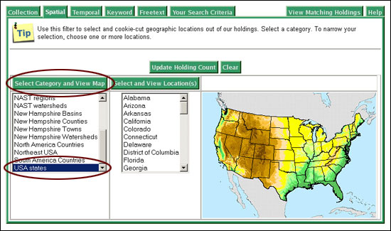 selecting the spatial filter_4