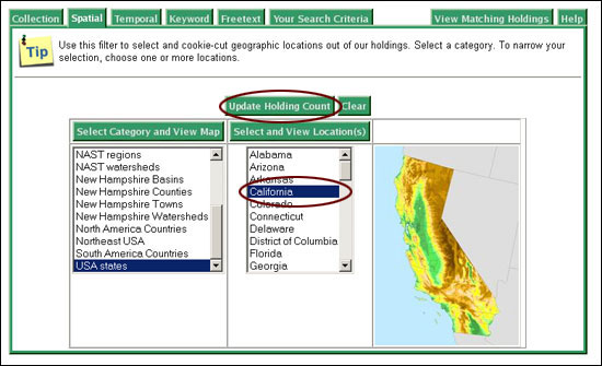 selecting the spatial filter_5
