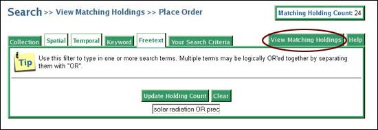 view matching holdings