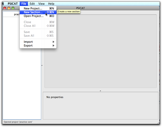 5 file new section