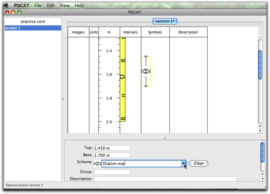 9 use pulldown menu to get scheme