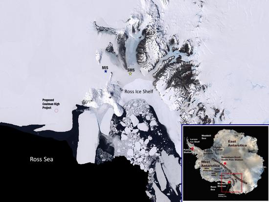 map of drill sites