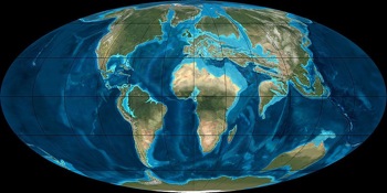 map of eocene