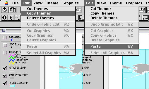 Copy and paste themes in a view