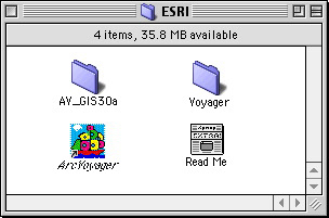ArcVoyager software inside ESRI folder