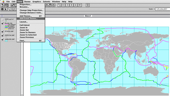 Adding data using latitude and longitude coordinates