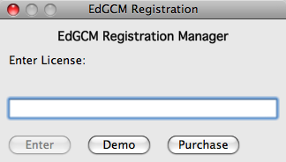 EdGCM registration