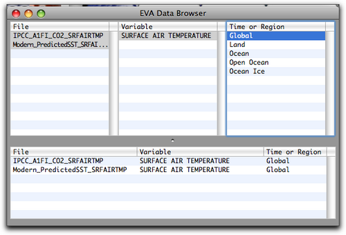 EVA data browser with temperature selected v2
