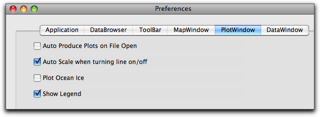 Preference window in EVA to show auto produce plots off