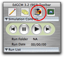 toolbar with Analyze Output highlighted