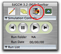 toolbar with Analyze Output highlighted