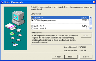 windows install components 