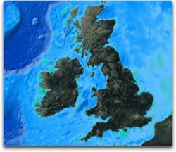Map of the British Isles