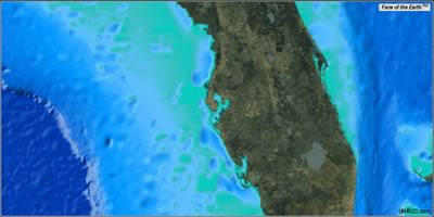 Map image centered on St. Petersburg 200 x 400 km