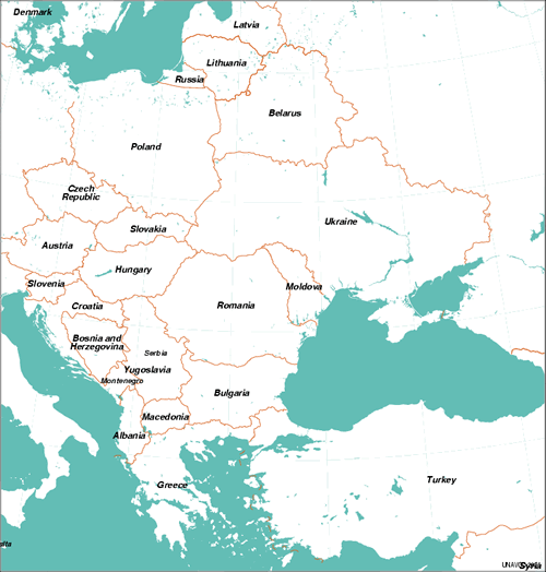 Map Of Europe With Names