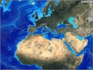 Zoomed in World Map