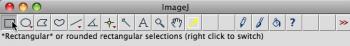 Select rectangle on toolbar