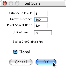 Set Scale dialog box