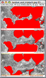 Triptych threshold screen shot