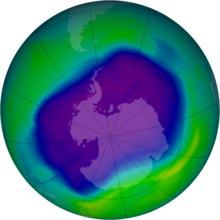 maximum ozone hole 2006