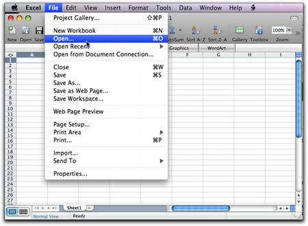 choose file open