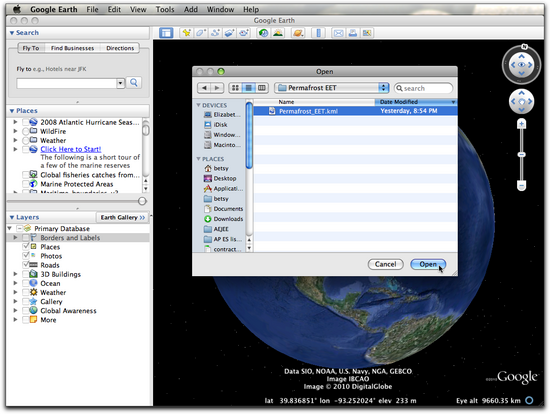 select file
